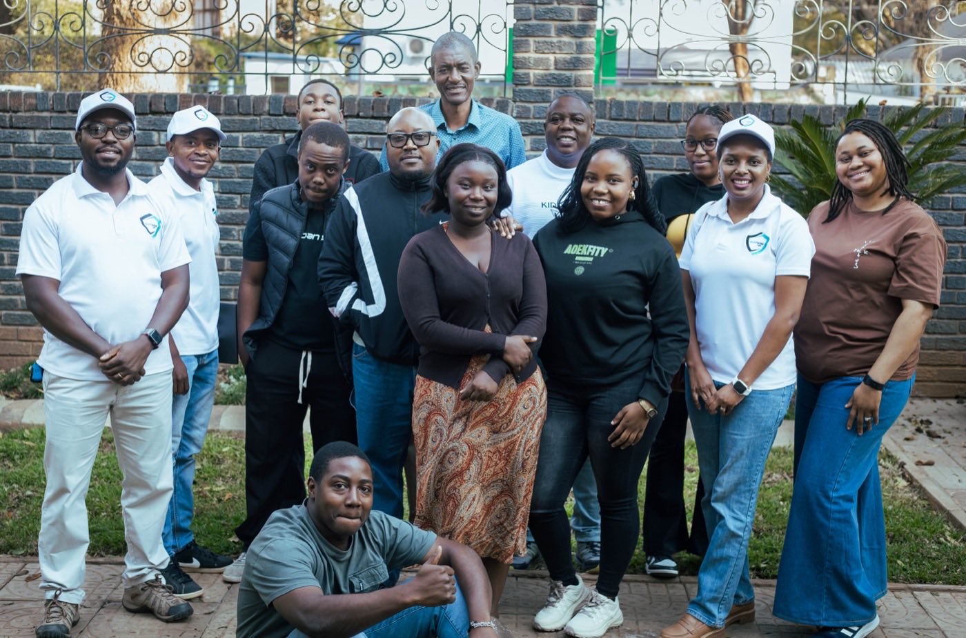 The Skaitbridge Lab team after a corporate AI training session in Harare, Zimbabwe